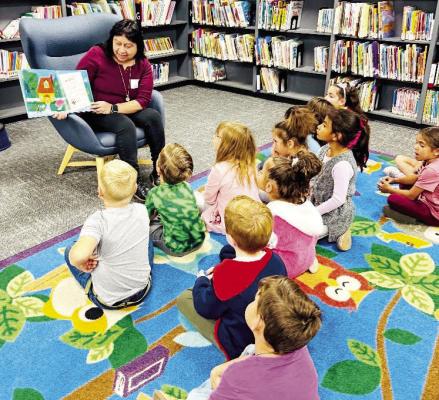 Ward 4 City Councilor Lucy Escovedo was asked to read to Alpine Elementary Students last Wednesday by the Big Bend Regional Hospital Clinic. Escovedo is just one of many area professionals who take time out of their day to participate in AES’s accelerated reading program, Read Alpine. Courtesy photo