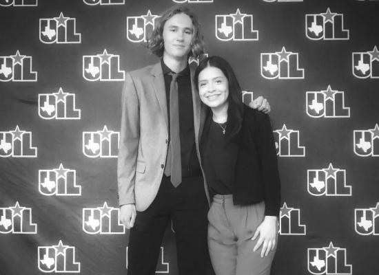 Hatfield Cason and his debate partner Ayleen Adame-Ramirez competed at the State XC Debate competition held this past Monday and Tuesday, March 11-12 at the University of Texas at Austin. Courtesy photo