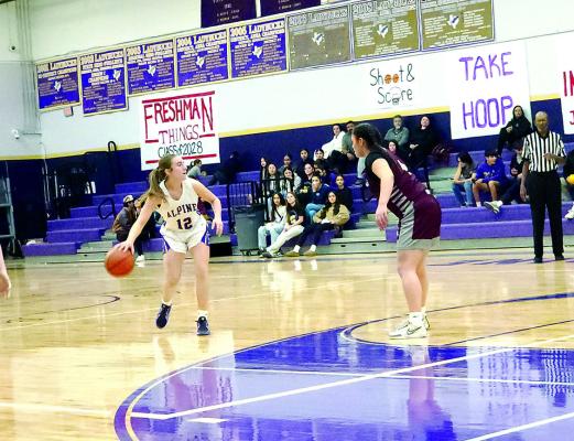 Sophomore Evelyn Smith was a top scorer in Tuesday night’s game, where the Lady Bucks defeated the Rebels 63-51. Photo by Kara Gerbert