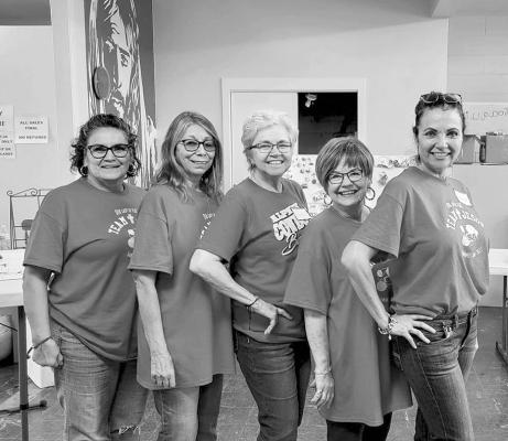 Members of Our Lady of Peace Catholic Church’s St. Vincent De Paul Society of Alpine welcomed all to its annual rummage sale held at the OLP Education Building on Sept 2. Volunteers Rena Gallego, Esther Cordova, Maris Wood, Cathy Lammons, and Dorinna Tanksley pitched in by organizing and helping sell household items, home decor, and much more, with proceeds benefiting St. Vincent de Paul. Avalanche photo by Roxanne Hill
