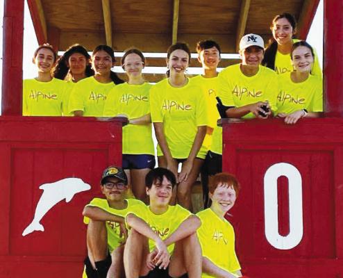 The Alpine Runnin’ Bucks hit the beach in Port Aransas this past weekend to enjoy some ocean breezes and a different running environment than they’re used to. Courtesy Photo