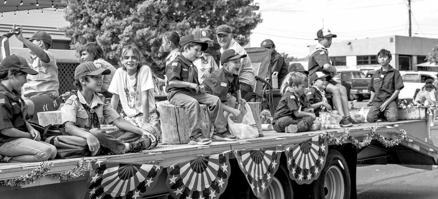 Boy Scouts celebrate independence