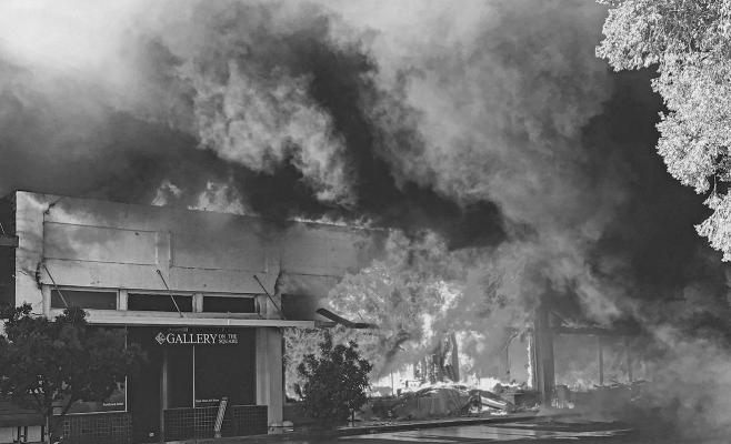 Business destroyed by fire