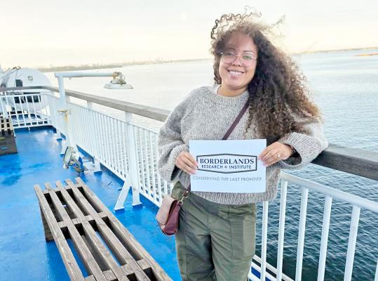 The Borderland Research Institute’s Asia Cornelius spent some time “Across the Pond” this summer, visiting Edinburgh, Scotland, Helsinki, Finland, and Tallinn, Estonia, representing BRI along the way. Photo courtesy of BRI