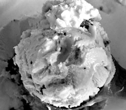 Huckleberry ice cream.