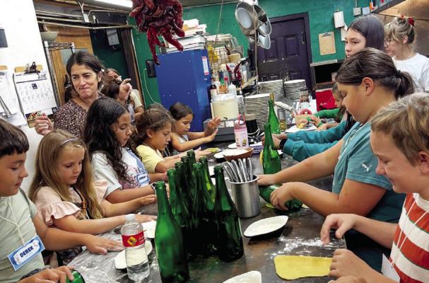 Marfa Public Library sponsored their favorite summer camp last week, Kid Café. Kids participated in learning how to make waffles, egg bites, and watermelon agua fresca, among other delicious eats. This program is made possible with the help of local restaurateurs and volunteers. Photo courtesy of Marfa Public Library