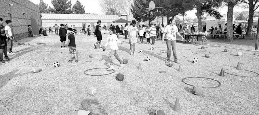 Fun and games at the middle school