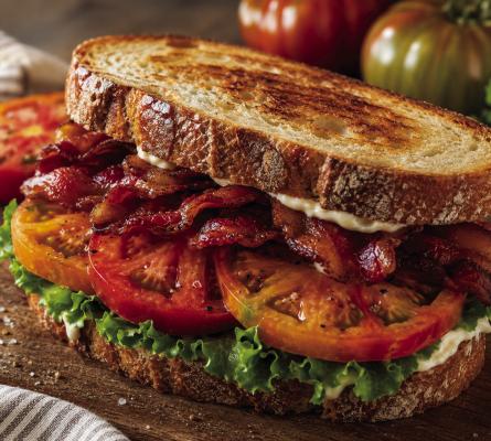 Bacon Lettuce Tomato Sandwich: a summer Southern tradition
