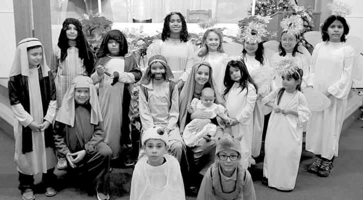 Recreating the birth of Jesus