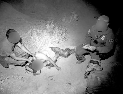 Big Bend Sector Border Patrol agents rescued 150 individuals in distress this past quarter. Courtesy photo