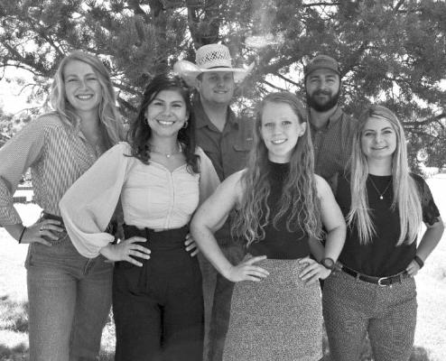 Last year’s scholarship recipients from the Borderlands Research Institute at Sul Ross State University, left to right: Maya Ressler, Lilly Morin, Preston McKee, Erin O’Connell, Caleb Hughes, Brooke Bowman