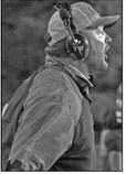 Sul Ross Lobos head coach Barry Derickson hollers instructions at his players last Saturday in the Lobos homecoming game win over Western New Mexico. Photo courtesy of Sul Ross Sports