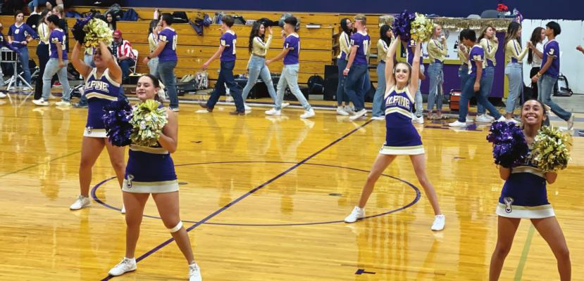 Cheering them on!