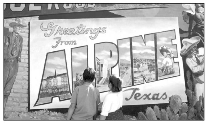Alpine’s downtown murals received one of the four Texas Travel Awards won by Visit Alpine in September.