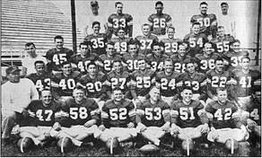 September 22, 1950 Pictured here is the Sul Ross Lobo football squad of 1950. The five rows of players come from all over Texas to attend the local college and play for the school.