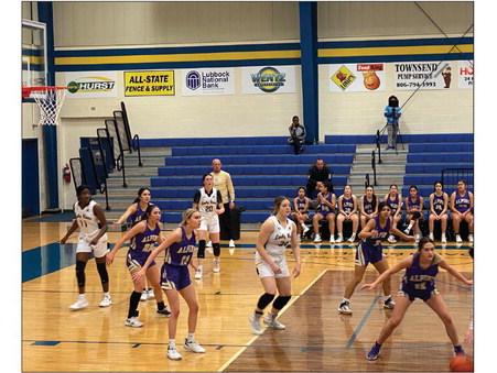 The Alpine Bucks take on the Kress Lady Roos this past weekend at the Lubbock Caprock Tournament. Photo by JT Maroney Lady