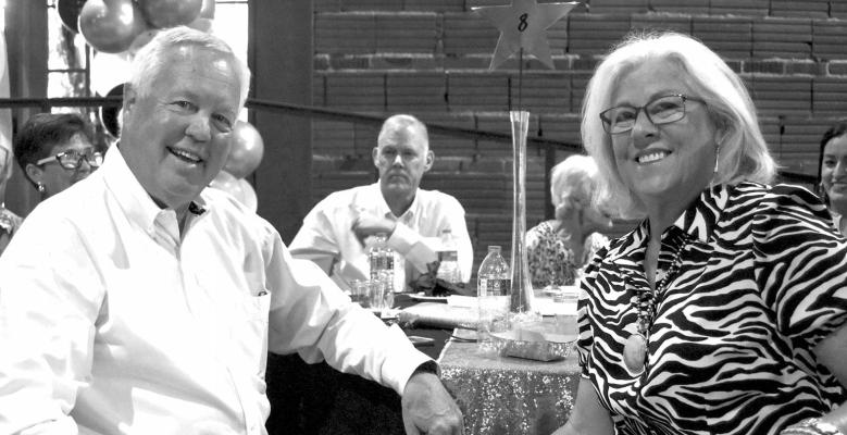 Brewster County Judge Greg Henington and his wife Valynda were one of seven teams who participated in the Alpine Public Library’s fundraising event this past Saturday night.
