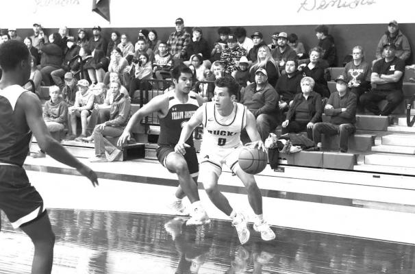Jayden Canaba works his magic against the Yellow Jackets last Friday.