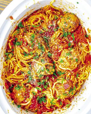 Crockpot Spaghetti and Meatballs Courtesy photo