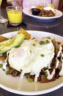Chilaquiles with fresh avocado Photo by J.T. Maroney