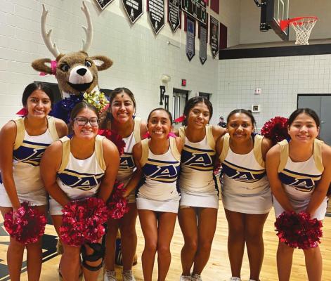 Cheering for the team!