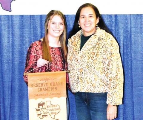 Reserve Grand Champion Swine