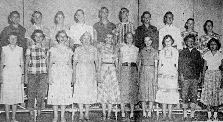 August 28, 1953 The 1953-54 Alpine High School student council has been elected for the school year. School officials have been encouraging the development of student-based governments to encourage students to nurture responsibility and prepare them for their future.