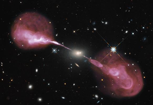 Galaxy Hercules A. Photo courtesy of NASA