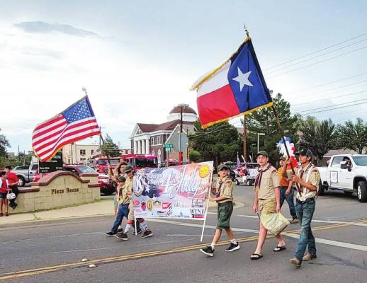 Saluting the Stars and Stripes