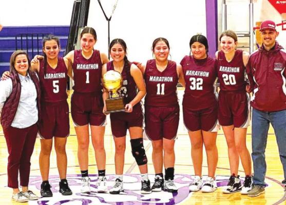 Lady Mustangs celebrate Bi-District win