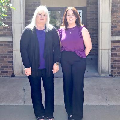 Luane Porter and Kelli Davies were selected as the new principals for Alpine High School and Alpine Elementary School. Photo by Kara Gerbert