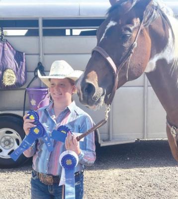 Stieg qualified for State 4-H show