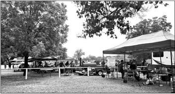 Around 30 teams participated in this past weekend’s West Fest Cabrito Cook-off held at the Post Park in Marathon. Despite the rain, participants did not let that slow them down. Teams from as far away as Del Rio came out to participate in this annual event. Photo by Kara Gerbert
