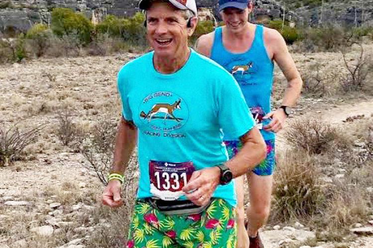 The late Rick Keith is pictured here competing in a cross-country race in the Big Bend. Courtesy photo