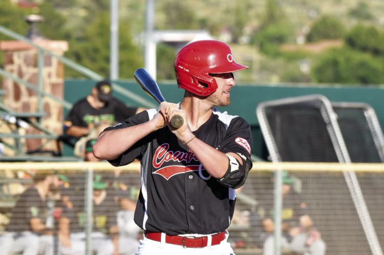 This Alpine Cowboy stands ready to show the Saguaros how it’s done at Kokernot Field. Photo by Julie Meyers
