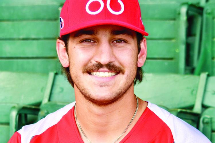 Trevor Durr, of Converse, Louisiana, is one of this season’s catchers for the Alpine Cowboys. Photo by Juile Meyer