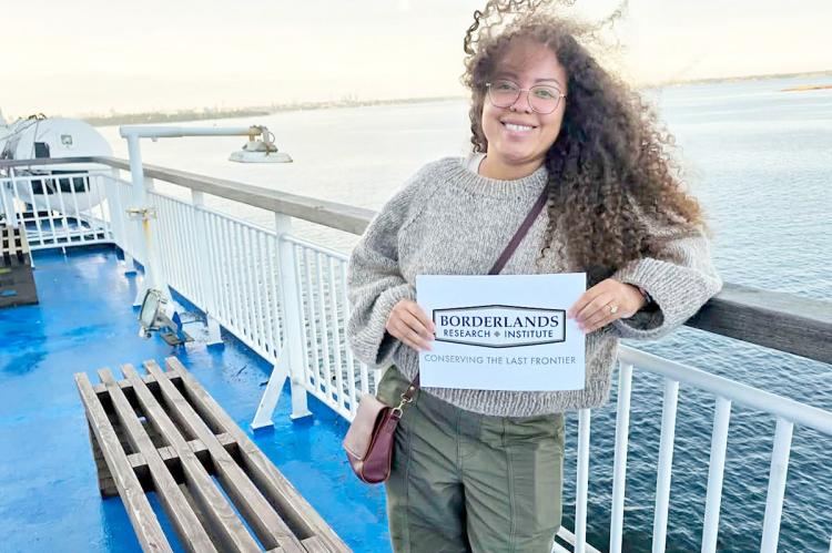 The Borderland Research Institute’s Asia Cornelius spent some time “Across the Pond” this summer, visiting Edinburgh, Scotland, Helsinki, Finland, and Tallinn, Estonia, representing BRI along the way. Photo courtesy of BRI